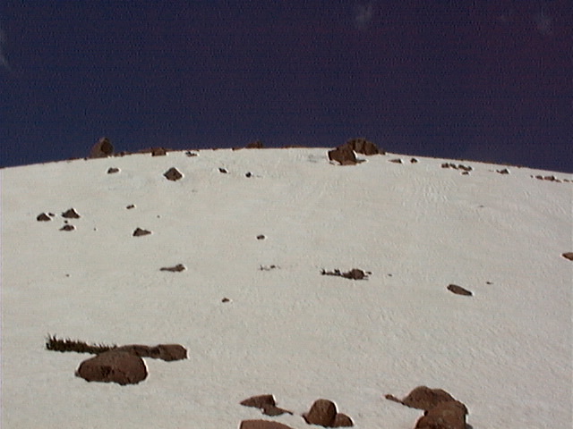 Mt Baldy's northern summit